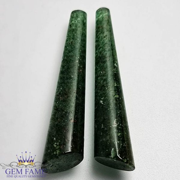 Aventurine Quartz (2pcs) 28.20ct Gemstone India