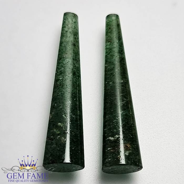 Aventurine Quartz (2pcs) 19.42ct Gemstone India