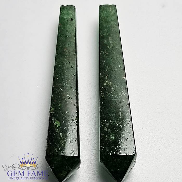 Aventurine Quartz (2pcs) 29.70ct Gemstone India