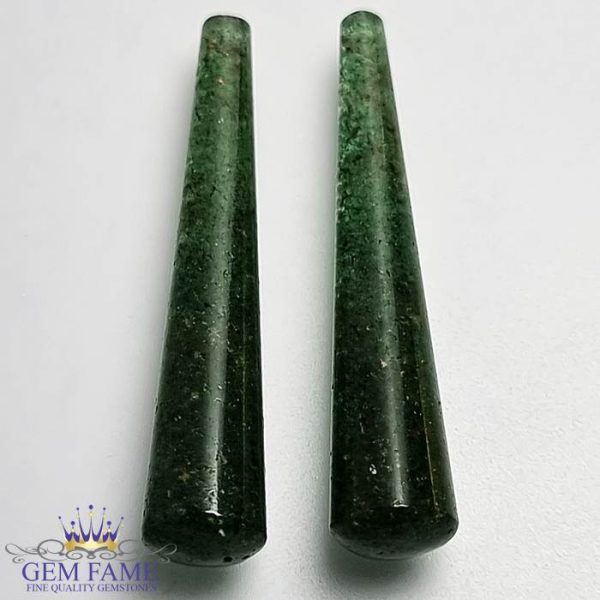 Aventurine Quartz (2pcs) 18.93ct Gemstone India