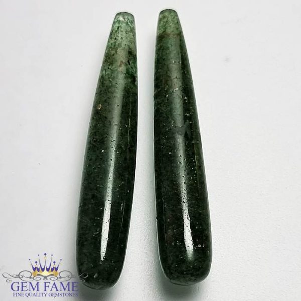 Aventurine Quartz (2pcs) 31.97ct Gemstone India