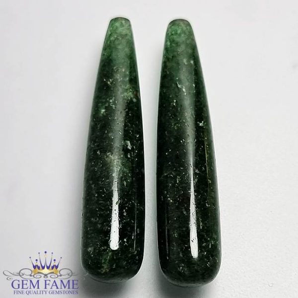 Aventurine Quartz (2pcs) 35.07ct Gemstone India