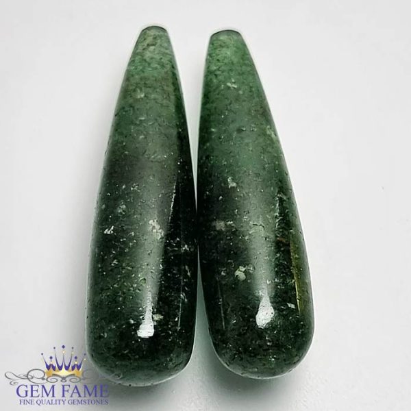 Aventurine Quartz (2pcs) 29.59ct Gemstone India