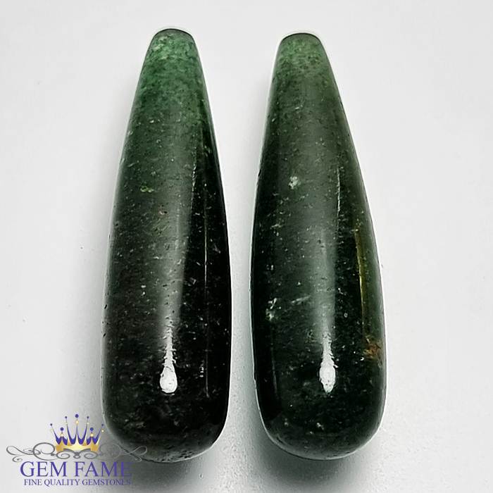 Aventurine Quartz (2pcs) 43.40ct Gemstone India