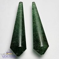 Aventurine Quartz (2pcs) 19.57ct Gemstone India