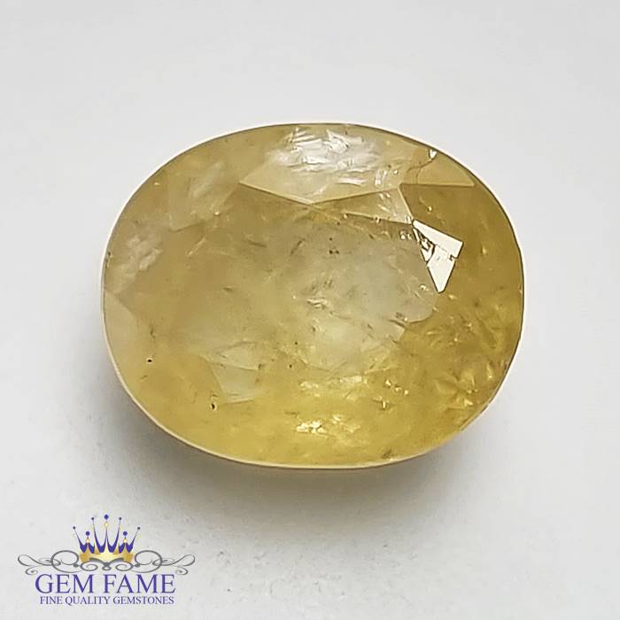 Yellow Sapphire 6.48ct Gemstone Ceylon