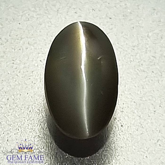 Chrysoberyl Cat's Eye 1.28ct Natural Gemstone India