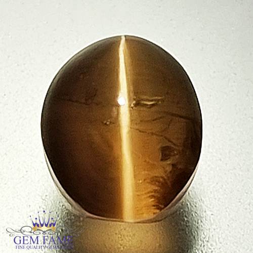 Sillimanite Cat's Eye 5.01ct Rare Gemstone