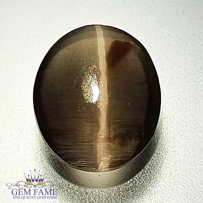 Sillimanite Cat's Eye 3.66ct Rare Gemstone