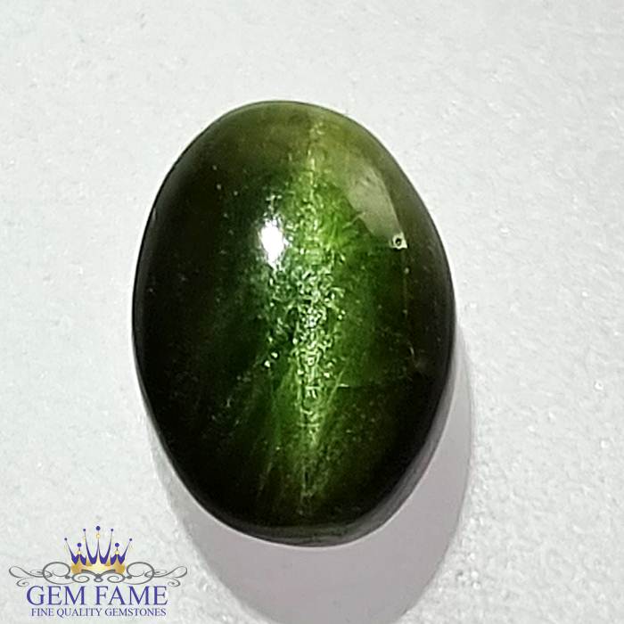 Diopside Cat's Eye Gemstone