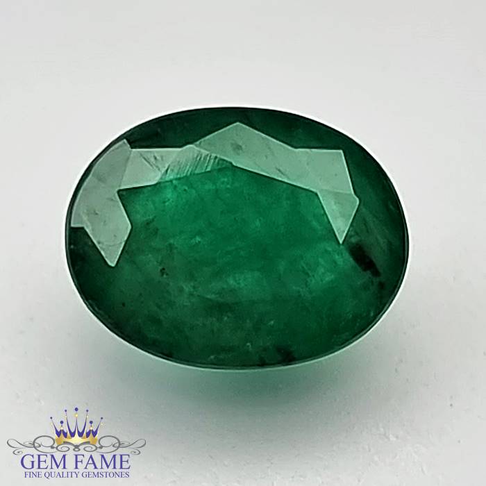 Emerald Natural 2.22ct Gemstone Zambia
