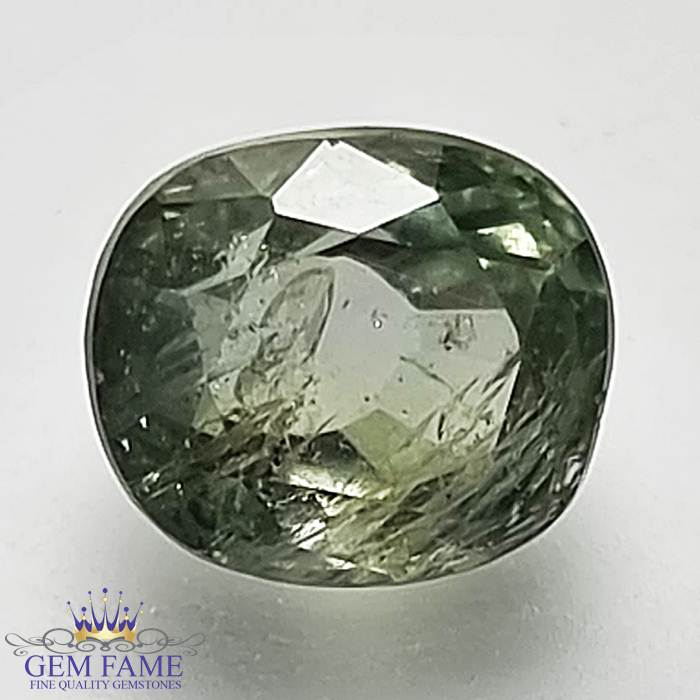 Green Sapphire 4.34ct Natural Gemstone Ceylon