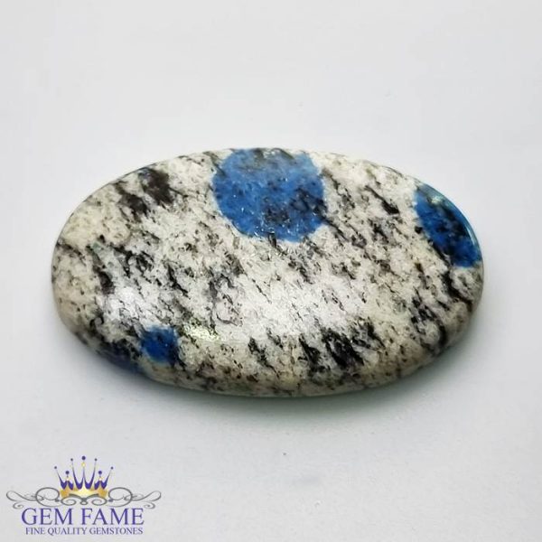 K2 Jasper/Azurite Granite Gemstone 32.23ct Pakistan