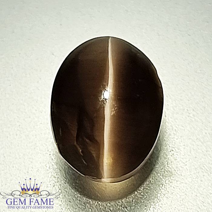Sillimanite Cat's Eye 5.11ct Rare Gemstone India
