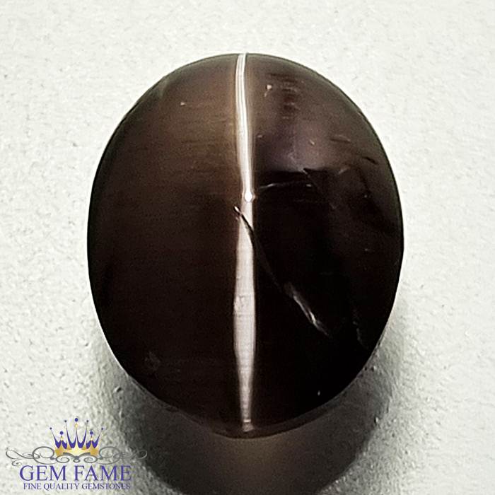 Sillimanite Cat's Eye 3.44ct Rare Gemstone India