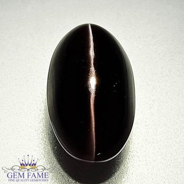 Sillimanite Cat's Eye 6.34ct Rare Gemstone India