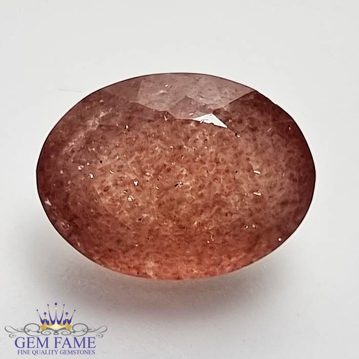 Strawberry Quartz 8.66ct Gemstone Kazakhstan