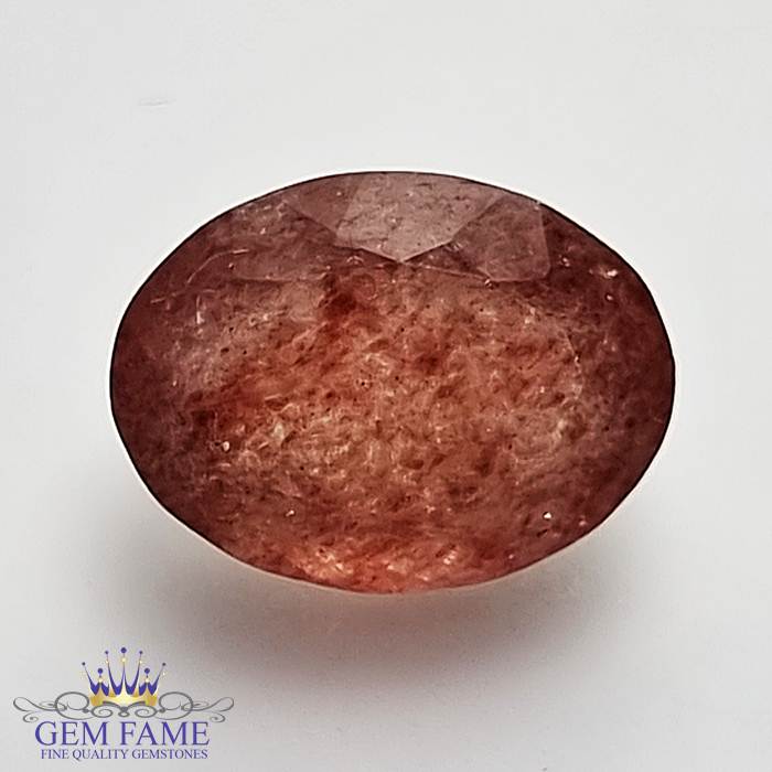 Strawberry Quartz 6.30ct Gemstone Kazakhstan