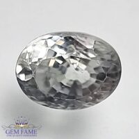 White Zircon 2.82ct Natural Gemstone Ceylon