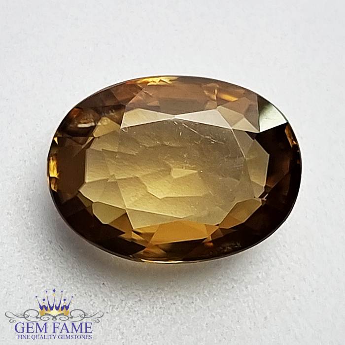 Yellow Zircon 5.29ct Natural Gemstone Ceylon