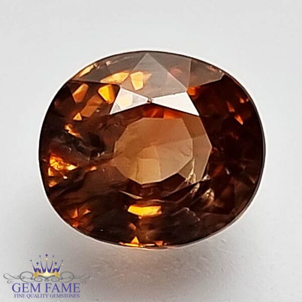 Brown Zircon 2.84ct Natural Gemstone Ceylon