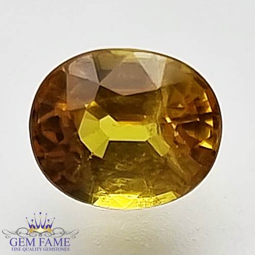 Yellow Sapphire 1.21ct Natural Gemstone Thailand