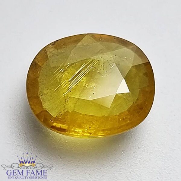 Yellow Sapphire 3.15ct Natural Gemstone Thailand
