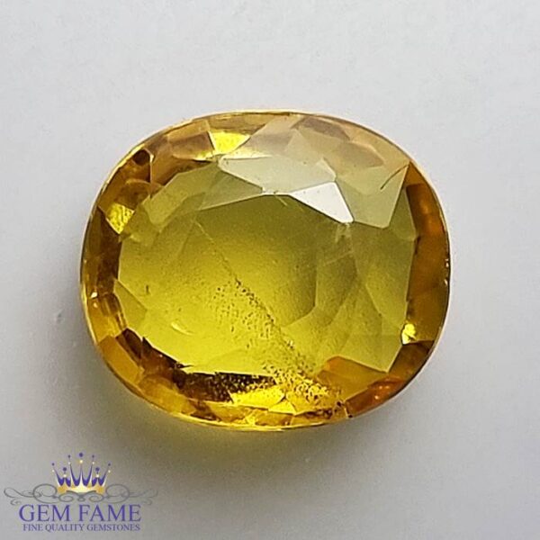 Yellow Sapphire 2.17ct Natural Gemstone Thailand