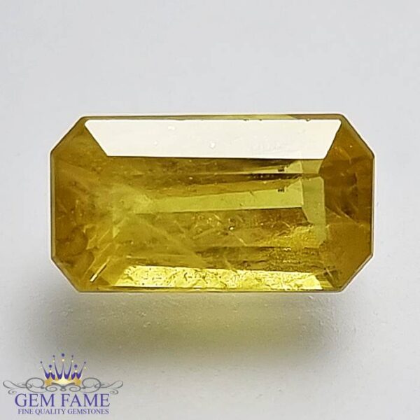 Yellow Sapphire 3.95ct Natural Gemstone Thailand