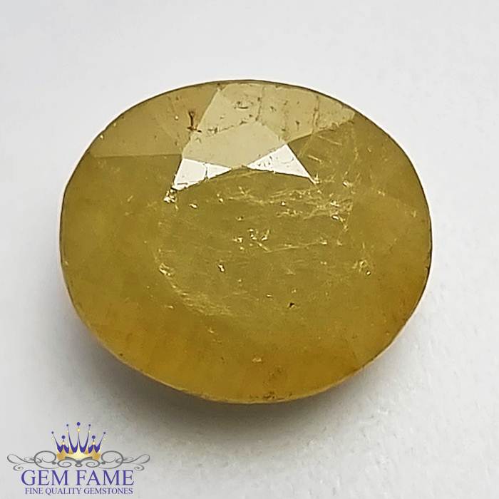 Yellow Sapphire 5.61ct Gemstone Africa