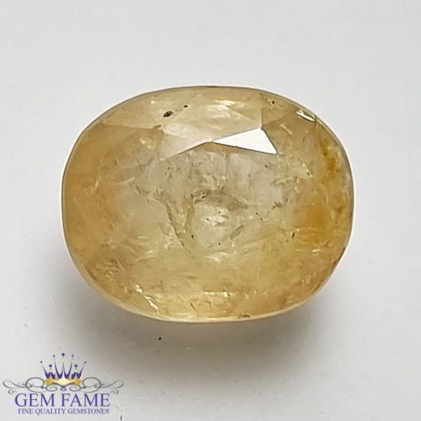Yellow Sapphire 6.98ct Natural Gemstone Ceylon