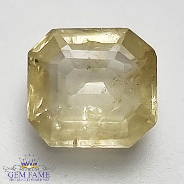Yellow Sapphire 3.34ct Natural Gemstone Ceylon