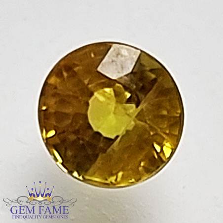 Yellow Sapphire 0.73ct Gemstone Thailand