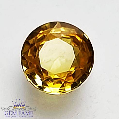 Yellow Sapphire 0.55ct Gemstone Thailand