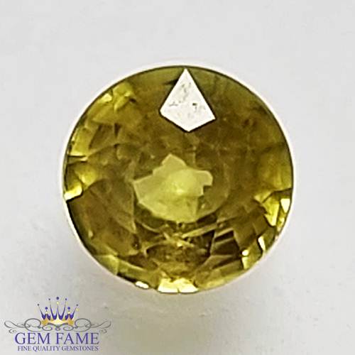 Yellow Sapphire 0.74ct Gemstone Thailand