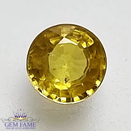 Yellow Sapphire 0.75ct Gemstone Thailand