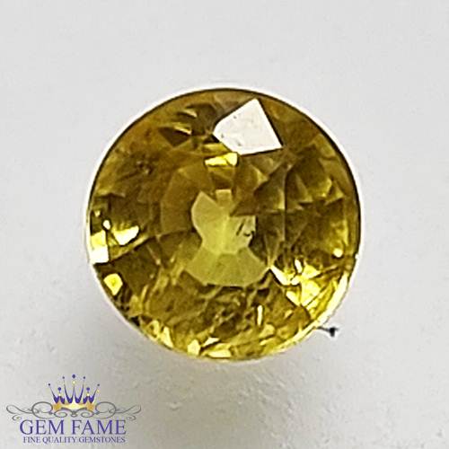 Yellow Sapphire 0.61ct Gemstone Thailand