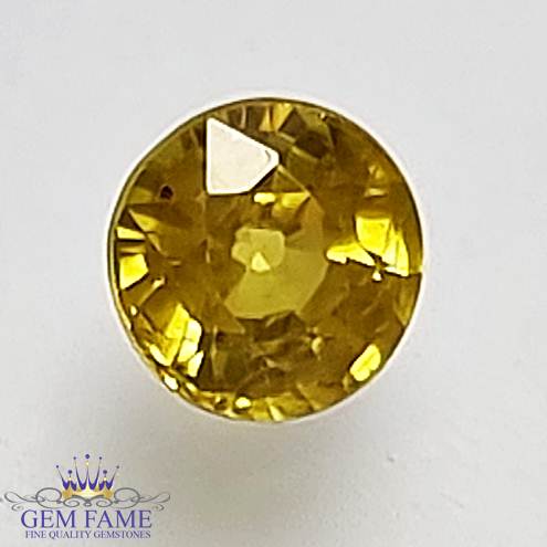 Yellow Sapphire 0.72ct Gemstone Thailand