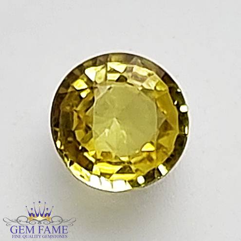 Yellow Sapphire 0.51ct Gemstone Thailand