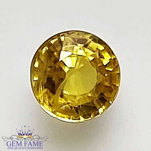 Yellow Sapphire 0.74ct Gemstone Thailand