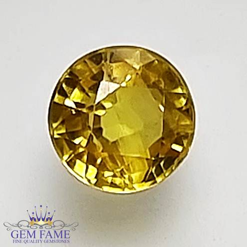 Yellow Sapphire 0.78ct Gemstone Thailand