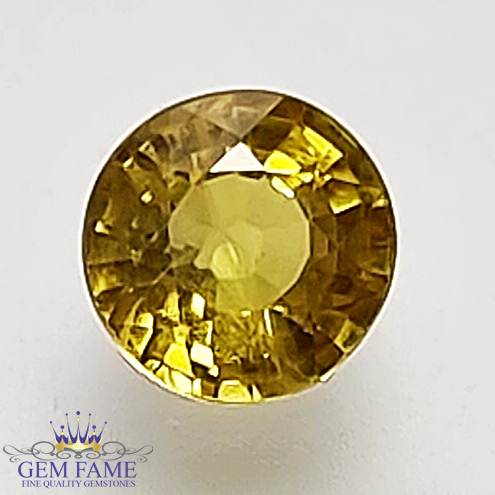 Yellow Sapphire 0.62ct Gemstone Thailand