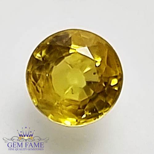 Yellow Sapphire 0.78ct Gemstone Thailand