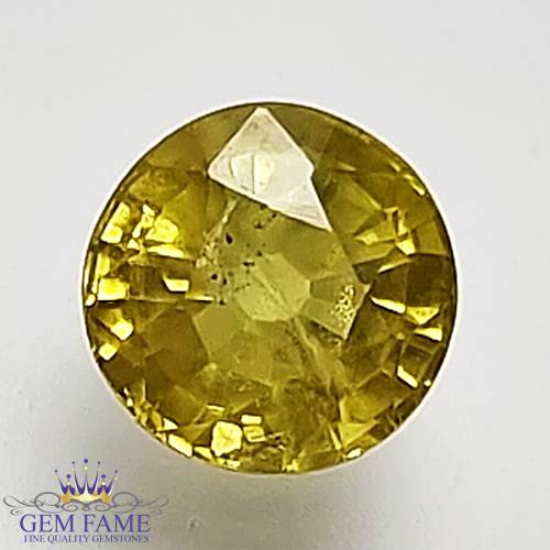 Yellow Sapphire 1.38ct Gemstone Thailand