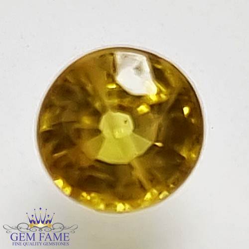 Yellow Sapphire 0.77ct Gemstone Thailand