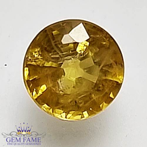 Yellow Sapphire 0.85ct Gemstone Thailand