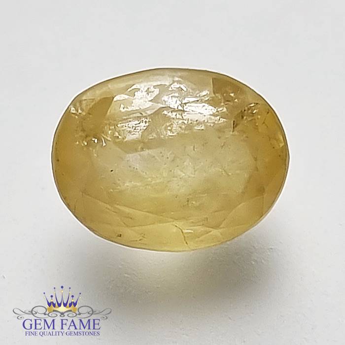 Yellow Sapphire 4.55ct Gemstone Ceylon