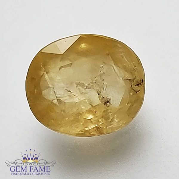 Yellow Sapphire 3.49ct Gemstone Ceylon