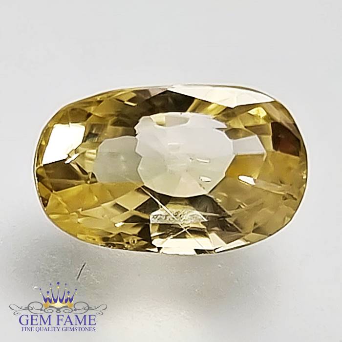 Yellow Sapphire 2.53ct Gemstone Ceylon