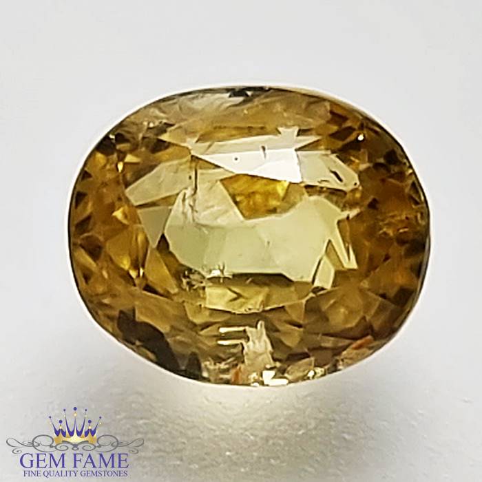 Yellow Sapphire 2.66ct Gemstone Ceylon